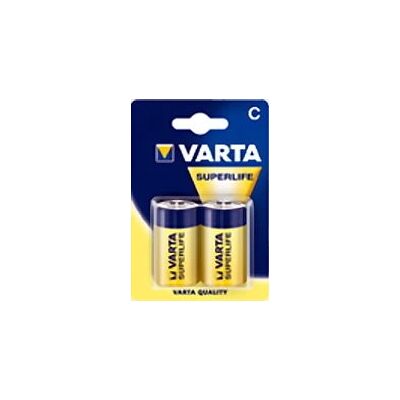 Pile Varta Superlife R14 - 2 pièces - Publicité Pile Varta Superlife R14 - 2 pièces - Publicité