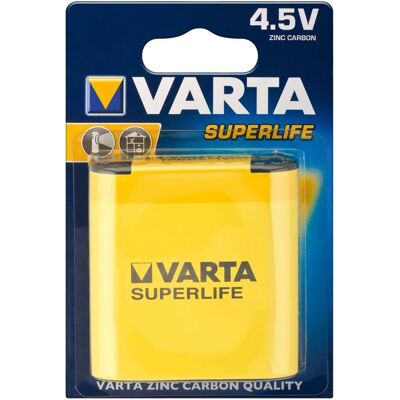 Pile Plate Varta 2012 - Zinc-Carbon pour Petits Appareils - Publicité Pile Plate Varta 2012 - Zinc-Carbon pour Petits Appareils - Publicité