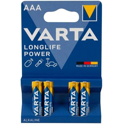 Baterii Varta LR03 AAA - Pachet de 4 Baterii Varta LR03 AAA - Pachet de 4