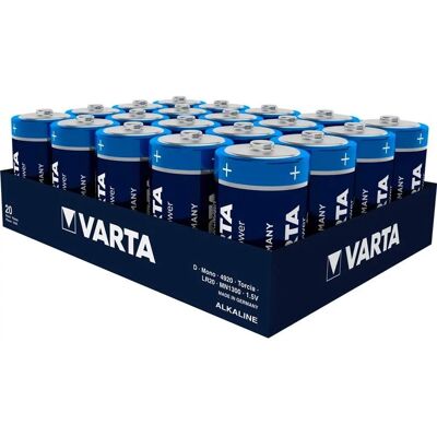 Velleman Piles Alcalines Haute Énergie D/LR20 - 16500mAh - Publicité Velleman Piles Alcalines Haute Énergie D/LR20 - 16500mAh - Publicité