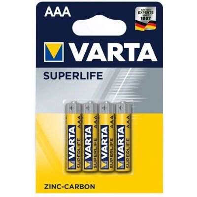 Batería Varta Superlife AAA - Desechable Alcalina Batería Varta Superlife AAA - Desechable Alcalina