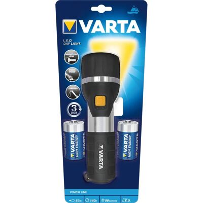 Varta 17611101421 Handlampe - LED 2D Schwarz, Silber Varta 17611101421 Handlampe - LED 2D Schwarz, Silber