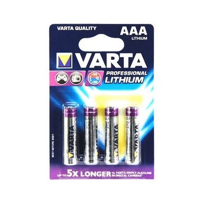 Varta 4x AAA Lithium Battery - Battery Varta 4x AAA Lithium Battery - Battery