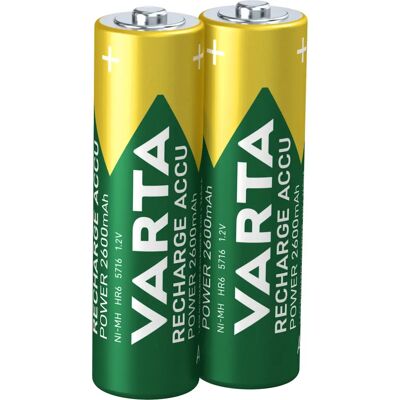 Varta 05716 Rechargeable AA NiMH Battery - 2600mAh Varta 05716 Rechargeable AA NiMH Battery - 2600mAh