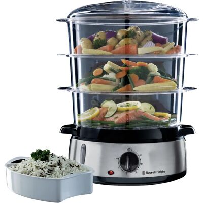 Russell Hobbs 19270-56 - Silber, Schwarz - Dampfgarer Russell Hobbs 19270-56 - Silber, Schwarz - Dampfgarer