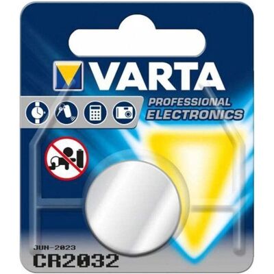 Pile Varta CR-2032 3V Argent - Battery - Publicité Pile Varta CR-2032 3V Argent - Battery - Publicité