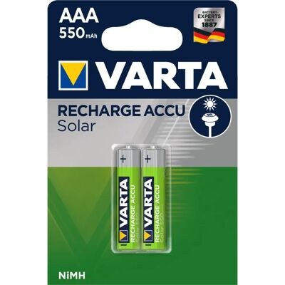 Varta 550mAh Wiederaufladbare AAA Batterie - Haushaltsbatterie Varta 550mAh Wiederaufladbare AAA Batterie - Haushaltsbatterie