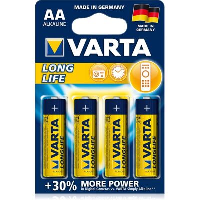 Batería Varta LR06 Alcalina AA - Energía duradera para uso diario Batería Varta LR06 Alcalina AA - Energía duradera para uso diario