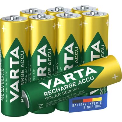 Varta Recharge Accu Solar AA Mignon Ni-Mh rechargeable battery - Rechargeable Battery Varta Recharge Accu Solar AA Mignon Ni-Mh rechargeable battery - Rechargeable Battery