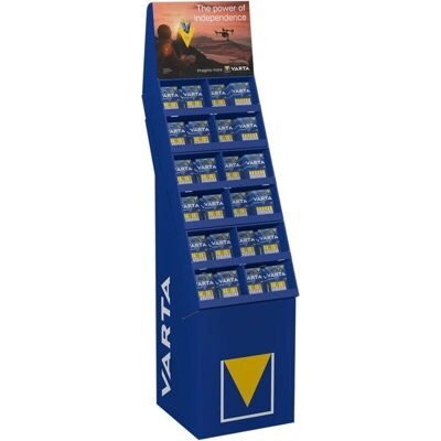 Expositor de baterías Varta Energy - Tipo: AAA, AA - 40x40x148cm Expositor de baterías Varta Energy - Tipo: AAA, AA - 40x40x148cm
