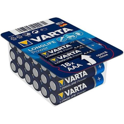 Piles Varta - Haute Énergie AAA - 18 pièces - Publicité Piles Varta - Haute Énergie AAA - 18 pièces - Publicité