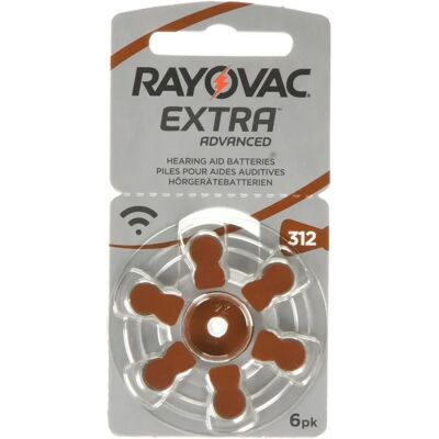 Rayovac PR41 312 Hearing Aid Batteries - Long-lasting, Mercury-free Rayovac PR41 312 Hearing Aid Batteries - Long-lasting, Mercury-free