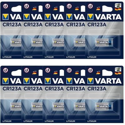 Varta CR123A Lithium Battery - Camera, MP3, Digital Varta CR123A Lithium Battery - Camera, MP3, Digital