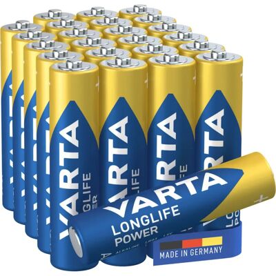 Baterías Varta Azul 1,5V - 24 Unidades Baterías Varta Azul 1,5V - 24 Unidades