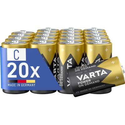Varta Power on Demand C Baby Batteries - Batteries Varta Power on Demand C Baby Batteries - Batteries