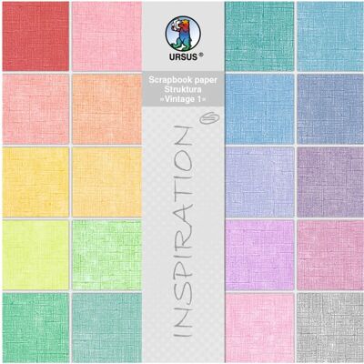 Ursus Blocchi di Carta Pastello 30cm - Scrapbooking Ursus Blocchi di Carta Pastello 30cm - Scrapbooking