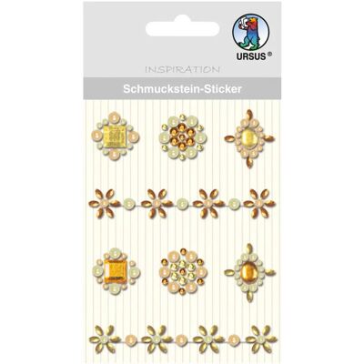 Ludwig Bähr - Schmucksteinsticker - gelb - Sticker Medallions Ludwig Bähr - Schmucksteinsticker - gelb - Sticker Medallions
