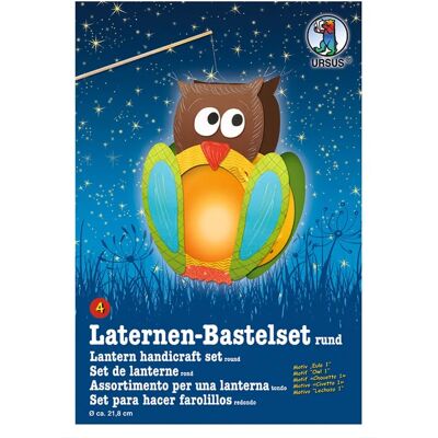 Ludwig Bähr Ursus Lampion knutselset - Ronde uil Ludwig Bähr Ursus Lampion knutselset - Ronde uil