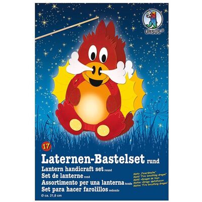 Ursus Lantaarn Knutselset - Vuur Draak - Papier, Glitters, Kaars Ursus Lantaarn Knutselset - Vuur Draak - Papier, Glitters, Kaars
