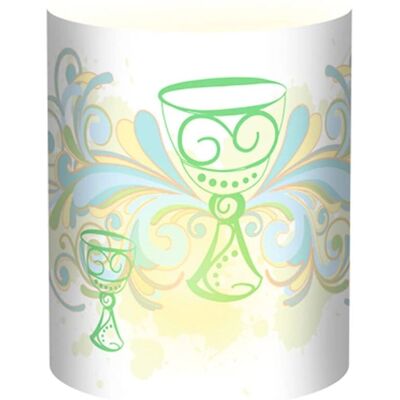 Ludwig Bähr - Ambiente 83 - Papier transparent - Ø8×H10 cm - Mini lampes de table Ludwig Bähr - Ambiente 83 - Papier transparent - Ø8×H10 cm - Mini lampes de table
