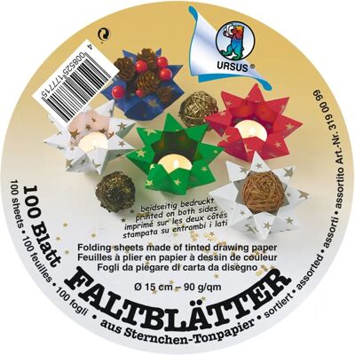 Ursus Feuilles Étoilées - Papier Créatif Ursus Feuilles Étoilées - Papier Créatif