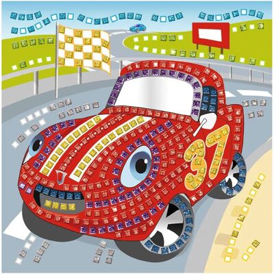 Ludwig Bähr - URSUS - 25x25 cm - Voiture de course - Craft kit - Publicité Ludwig Bähr - URSUS - 25x25 cm - Voiture de course - Craft kit - Publicité