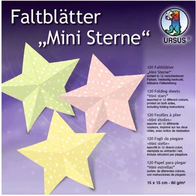 Ursus Mini Stjärnor Vikark - Hobbypapper Ursus Mini Stjärnor Vikark - Hobbypapper