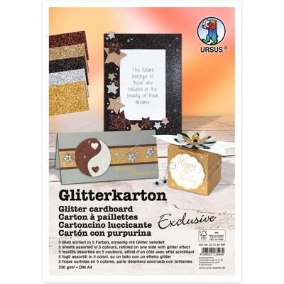Ursus Cartulina Brillante A4 - Multicolor para Manualidades Ursus Cartulina Brillante A4 - Multicolor para Manualidades