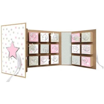 Ursus Stars - Adventskalender Bok Stjärnor - Julpynt Ursus Stars - Adventskalender Bok Stjärnor - Julpynt