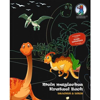 URSUS 24530002F Färgbok - Drakar & Dinosaurier URSUS 24530002F Färgbok - Drakar & Dinosaurier