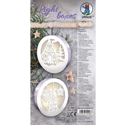 Ursus 21490003 Jouet artisanal Boîtes lumineuses Pain d'épices - art/craft toy Ursus 21490003 Jouet artisanal Boîtes lumineuses Pain d'épices - art/craft toy