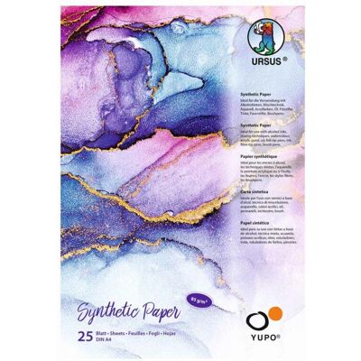 Papier d'Art Yupo Ursus - Synthétique, A3, 25 Feuilles Papier d'Art Yupo Ursus - Synthétique, A3, 25 Feuilles