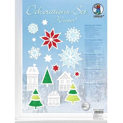 Ursus Model Winter Decorations - Decorative Paper and Craft Set Ursus Model Winter Decorations - Decorative Paper and Craft Set
