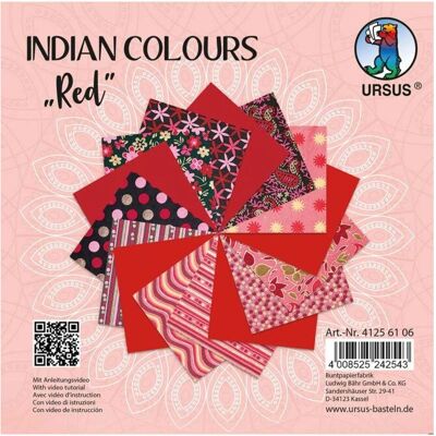 Ursus Indian Colours Bastelpapier - 15 Blätter Ursus Indian Colours Bastelpapier - 15 Blätter