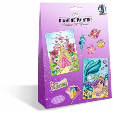 Set creativo de pintura con diamantes URSUS Princesa - Juguete de manualidades Set creativo de pintura con diamantes URSUS Princesa - Juguete de manualidades