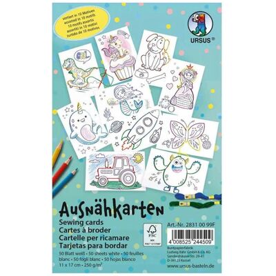 URSUS 28310099F sewing pattern - 50 sheets of white paper URSUS 28310099F sewing pattern - 50 sheets of white paper