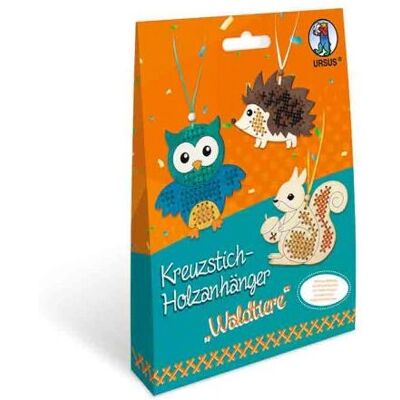 Ludwig Bähr Kit de Broderie - 3 Pendentifs en Bois Ludwig Bähr Kit de Broderie - 3 Pendentifs en Bois