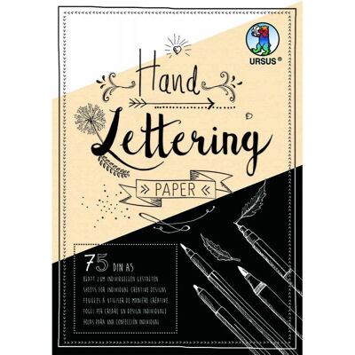 Papier d'Art Ursus - 75 Feuilles, A5, Multicolore Papier d'Art Ursus - 75 Feuilles, A5, Multicolore