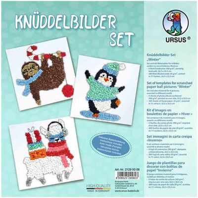 Ursus Jouet Créatif - Ensemble d'Images Tressées Hiver Ursus Jouet Créatif - Ensemble d'Images Tressées Hiver