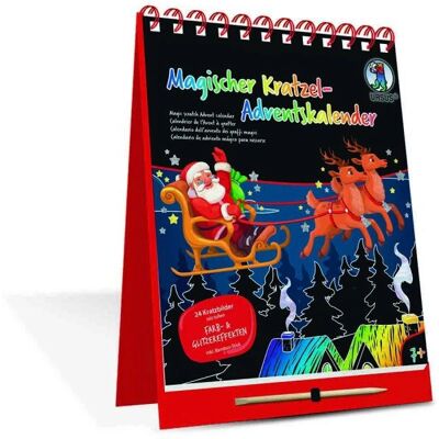 Calendrier de l'Avent URSUS avec Art à Gratter Arc-en-Ciel - Plaisir de Noël Calendrier de l'Avent URSUS avec Art à Gratter Arc-en-Ciel - Plaisir de Noël