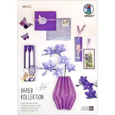 Ursus Lila Bastelpapier - Papierkollektion Ursus Lila Bastelpapier - Papierkollektion