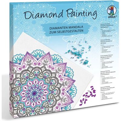 Ludwig Bähr Ursus Diamantmålarset Turkos/Lila/Antracit - Craft Set Ludwig Bähr Ursus Diamantmålarset Turkos/Lila/Antracit - Craft Set