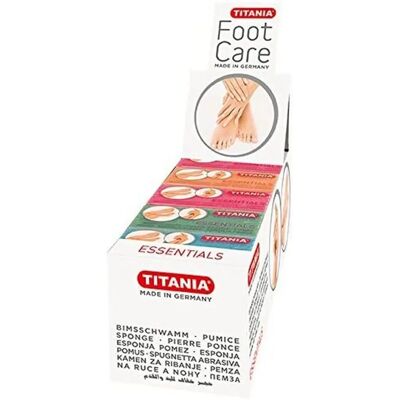 Titania Fuß Pumice Schwamm - Hornhaut Entferner 4Pack Titania Fuß Pumice Schwamm - Hornhaut Entferner 4Pack