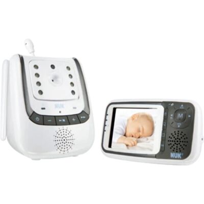 Monitor de bebê NUK - Eco Control + Video - Preto e Branco Monitor de bebê NUK - Eco Control + Video - Preto e Branco