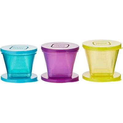 Contenitori per Alimenti per Bambini NUK - Impilabili, Senza BPA - 6 pezzi Contenitori per Alimenti per Bambini NUK - Impilabili, Senza BPA - 6 pezzi