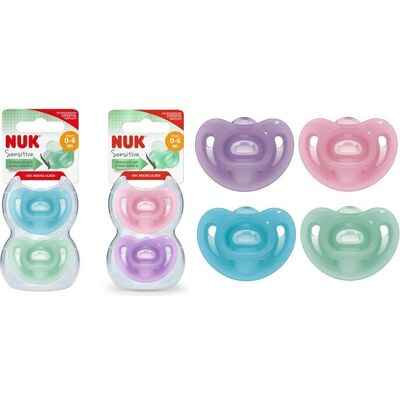 Chupeta Sensitive de Silicone NUK 0-6m - Chupeta Chupeta Sensitive de Silicone NUK 0-6m - Chupeta