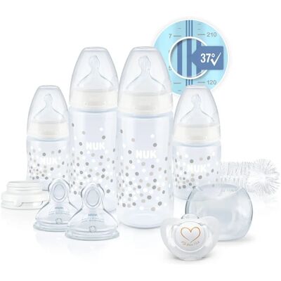 Biberons NUK First Choice+ avec Contrôle de Température - Forme Naturelle - Sans Coliques - Publicité Biberons NUK First Choice+ avec Contrôle de Température - Forme Naturelle - Sans Coliques - Publicité