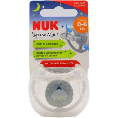 Chupete Nuk Silicona Space Noche 0-6 Meses - Chupete Chupete Nuk Silicona Space Noche 0-6 Meses - Chupete