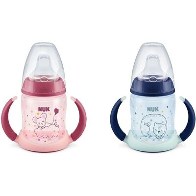 Nuk First Choice Plus Glow In The Dark Baby Bottle - 150ml Nuk First Choice Plus Glow In The Dark Baby Bottle - 150ml