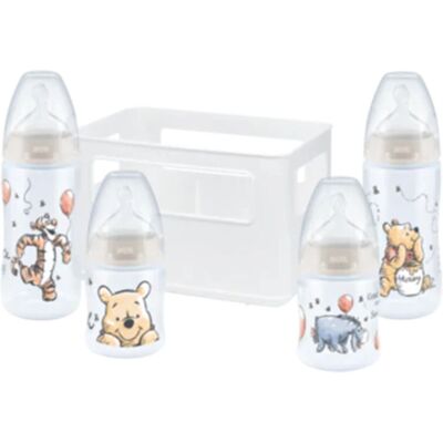 NUK First Choice Plus Juego de Inicio con Control de Temperatura - Disney Winnie the Pooh NUK First Choice Plus Juego de Inicio con Control de Temperatura - Disney Winnie the Pooh